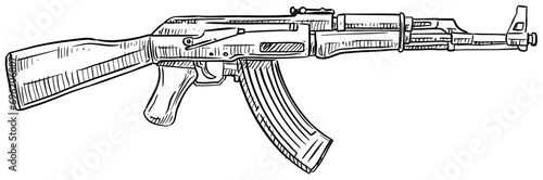 weapon handdrawn illustration