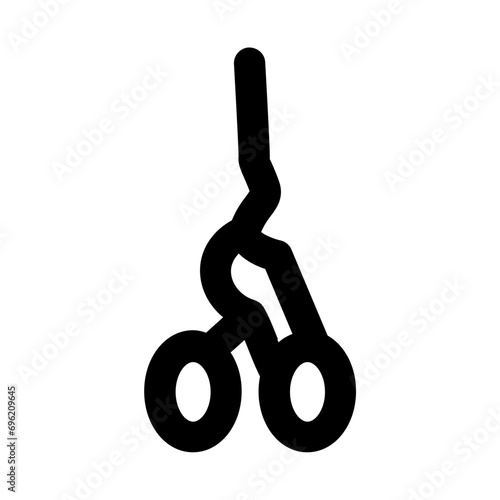 Labours Scissors Line UI Icon photo