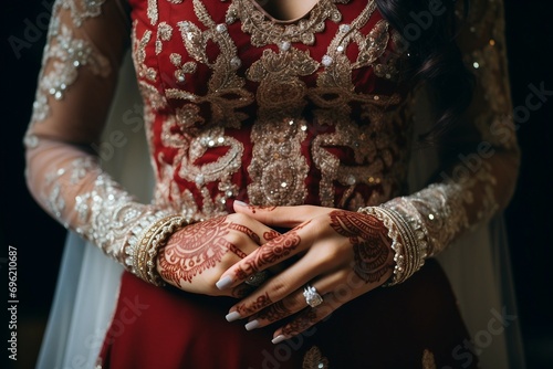 Harmony in Bride's Clasped Hands