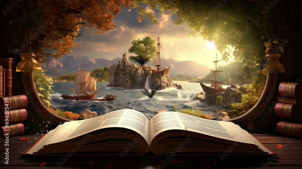 magic book with light magic book with light