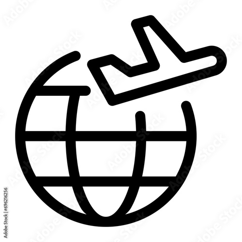 traveling line icon