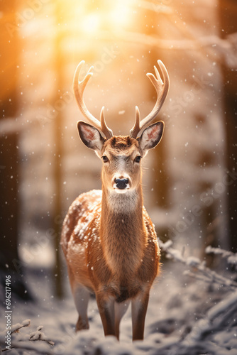 Deer in a forest  © Mariya Surmacheva