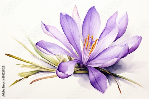Beautiful Purple Flowers with Long Stems