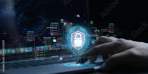cyber security concept, Login, User, identification information security and encryption, secure Internet access, cybersecurity, secure access to user's personal information, photo