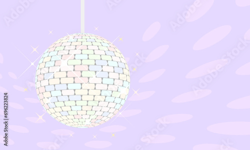 ミラーボールのイラスト