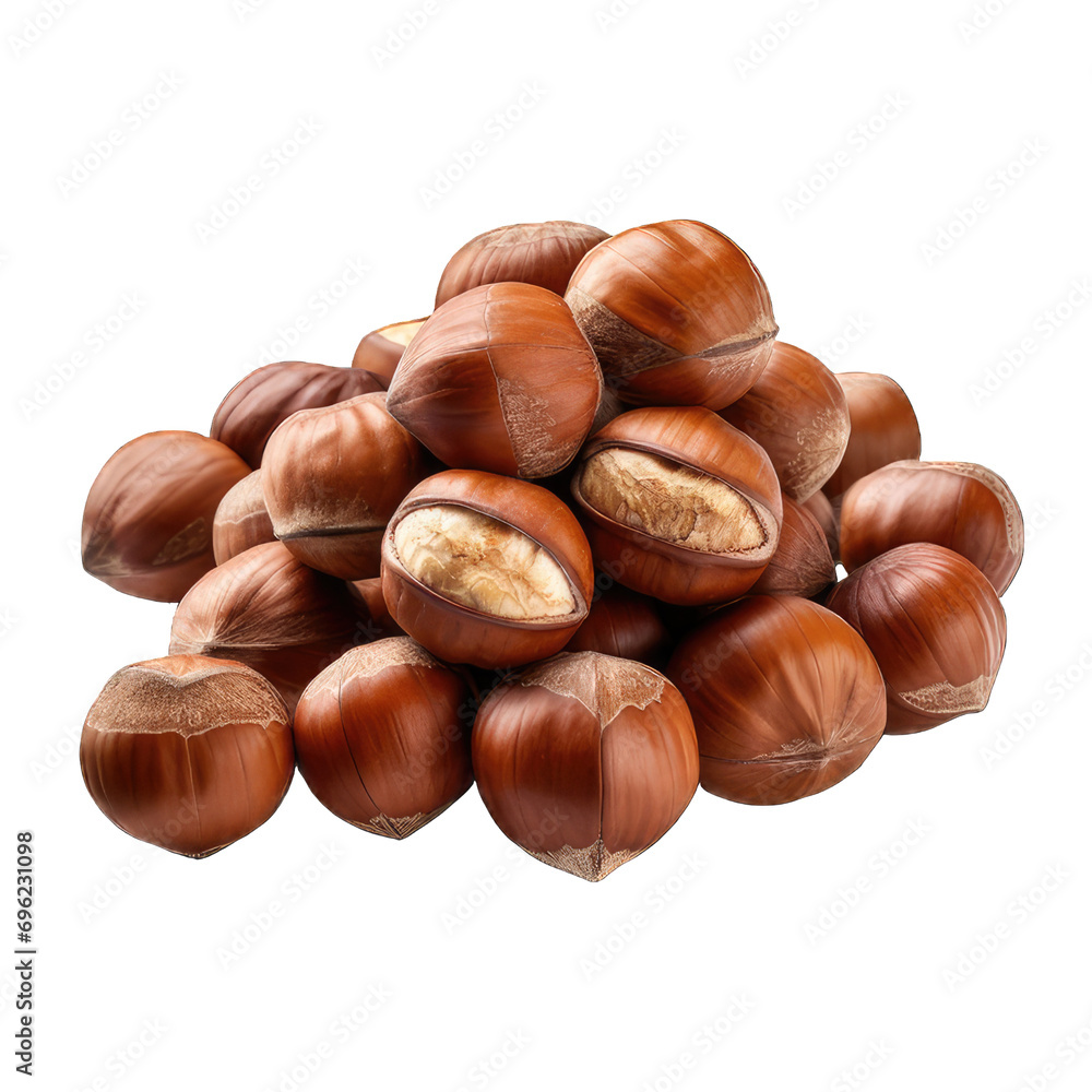Nuts on Transparent Background Nuts on Transparent Background