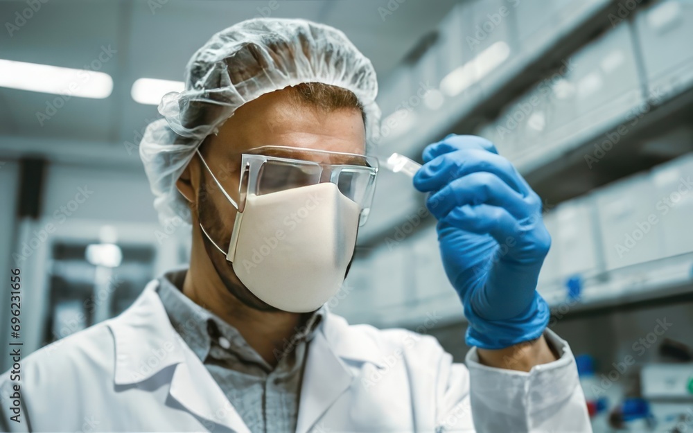 Innovative Lab Discoveries: Dedicated Scientist Crafting Medicines and Vaccines (Close-up) Innovative Lab Discoveries: Dedicated Scientist Crafting Medicines and Vaccines (Close-up)