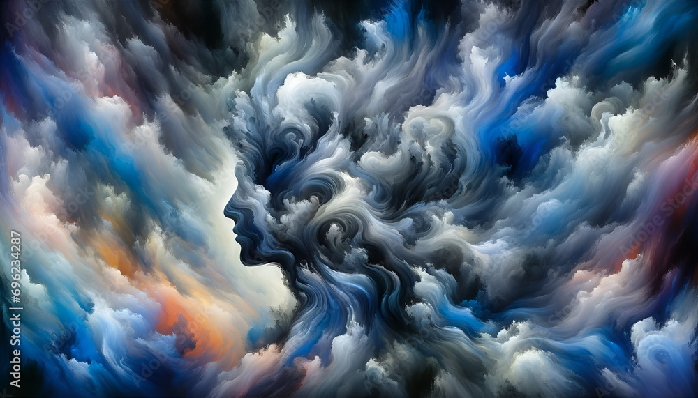 Obraz premium Storm within Silence