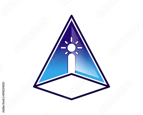 letter i company logo icon