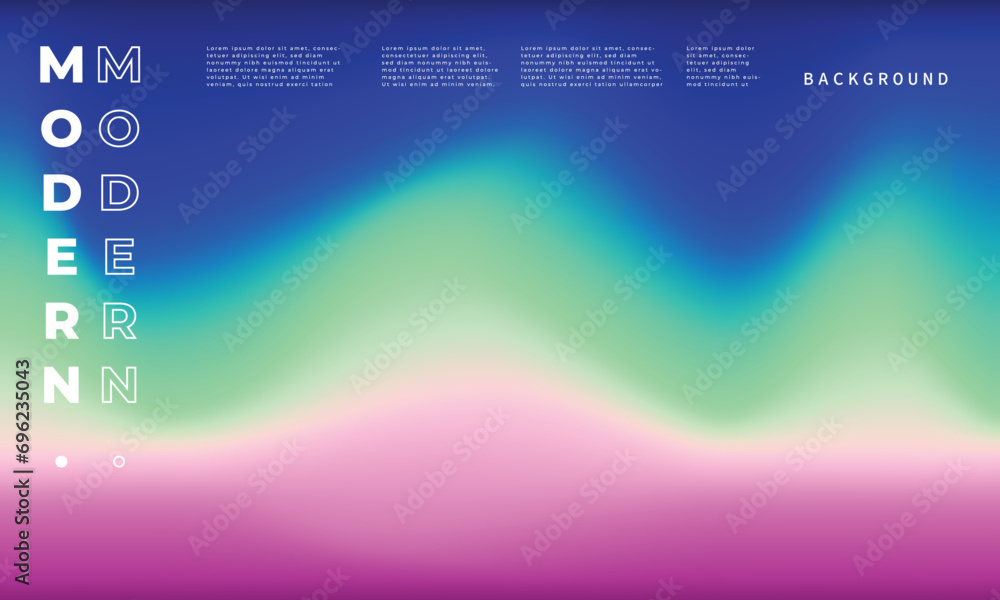 Colorful wavy and fluid gradient mesh. Abstract blurred backdrop. Smooth color gradation. Modern vibrant background for poster, landing page, banner, catalog, or presentation. Colorful wavy and fluid gradient mesh. Abstract blurred backdrop. Smooth color gradation. Modern vibrant background for poster, landing page, banner, catalog, or presentation.
