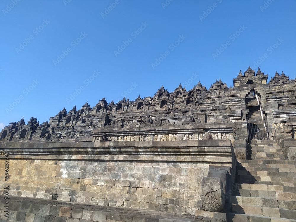 Borobudur Temple is one of the oldest buildings and wonders of the world in Indonesia