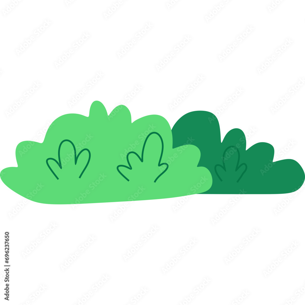 Obraz premium Grass Flat Icon