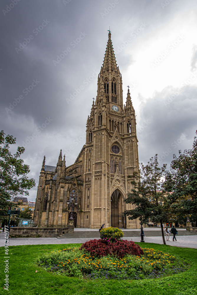 Fototapeta premium La catedral de San Sebastian, Donostia