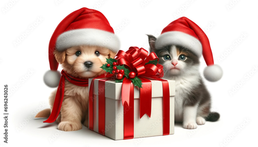 Dogs and cats in Christmas-like outfits クリスマスコスチュームの犬と猫 Dogs and cats in Christmas-like outfits クリスマスコスチュームの犬と猫