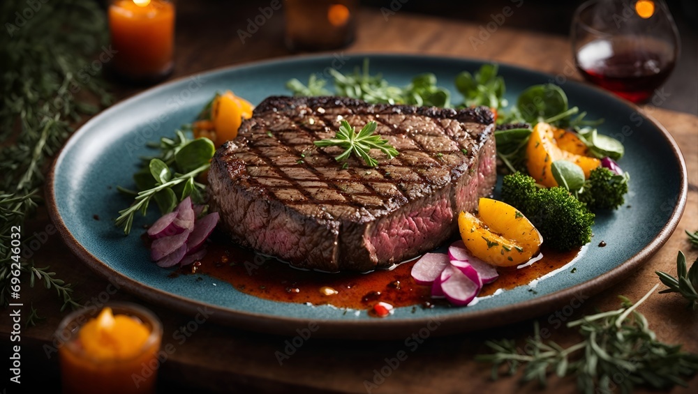 lamb chops with vegetables