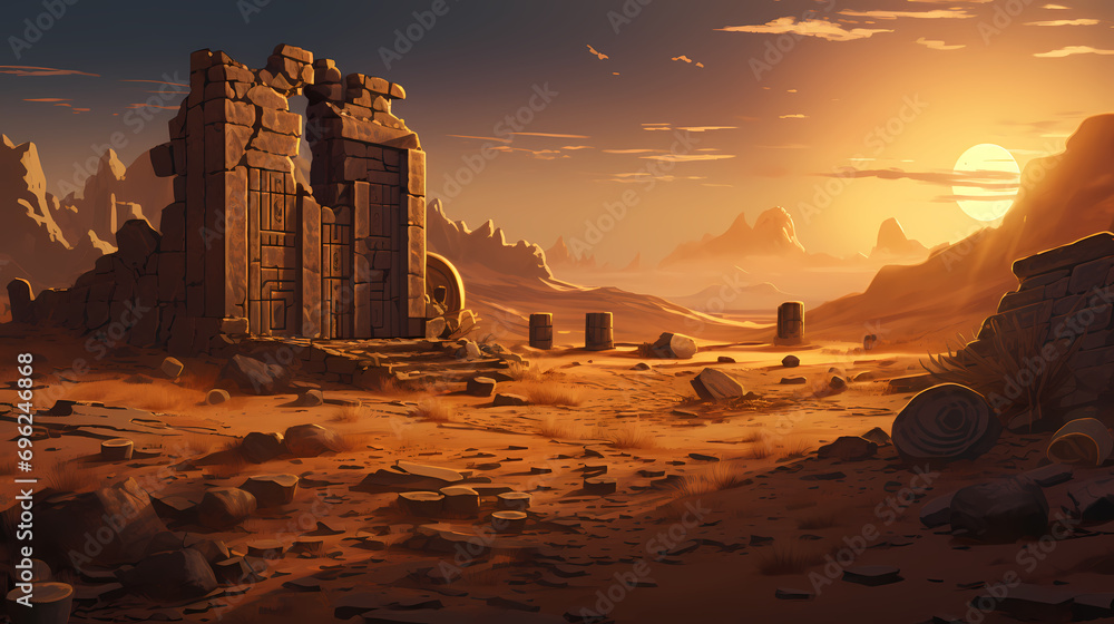 Echoes of an Ancient Realm: The Mysterious Allure of Deserted Ruins and ...