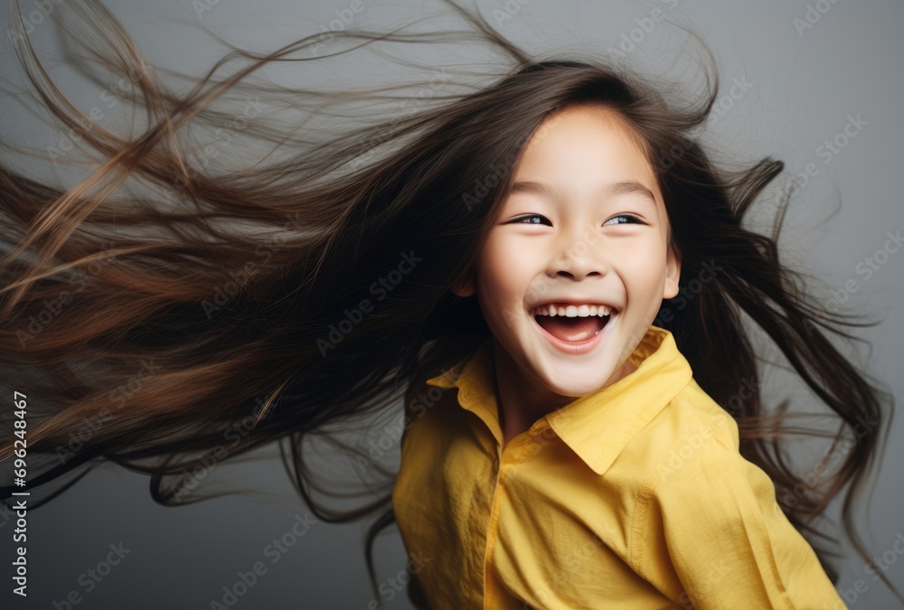 Fototapeta premium The joy of laughter, happiness and a beautiful smile