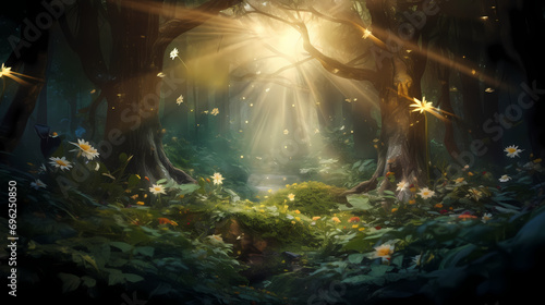 Whispering Woods of Enchantment  A Luminous Journey into Fairy-Tale Fantasy