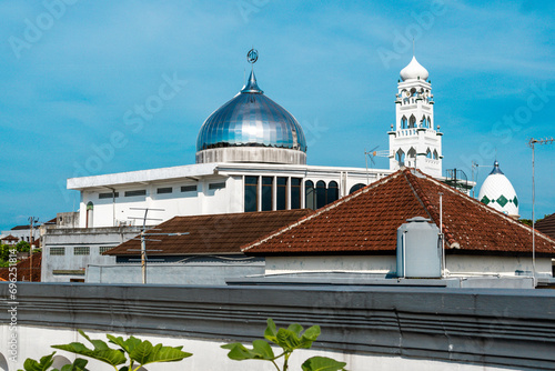 View of the Great Mosque of Al-Mujahidin Tabanan photo