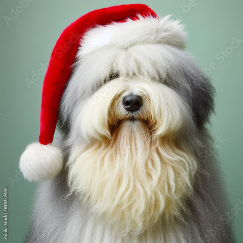 Dogs dressed like Christmas                                       