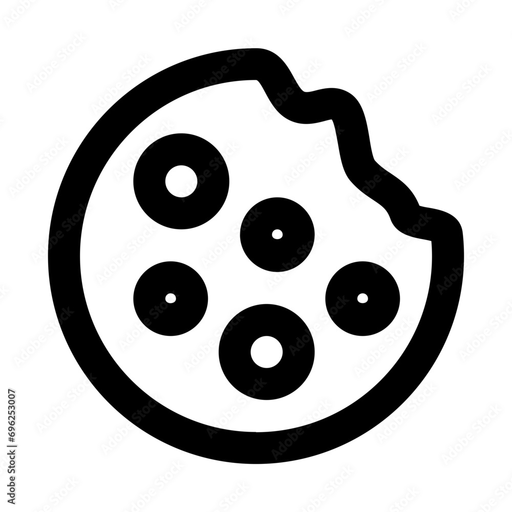 Cookies Line UI Icon Cookies Line UI Icon