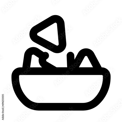 Nachos Line UI Icon