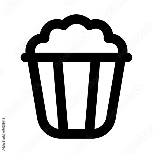 Popcorn Line UI Icon