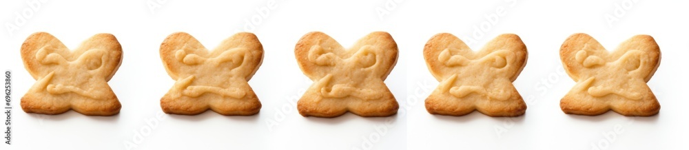 Fototapeta premium Delicious Cookies in Various Shapes