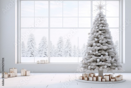 A Modern, Snowy White Christmas © shelbys