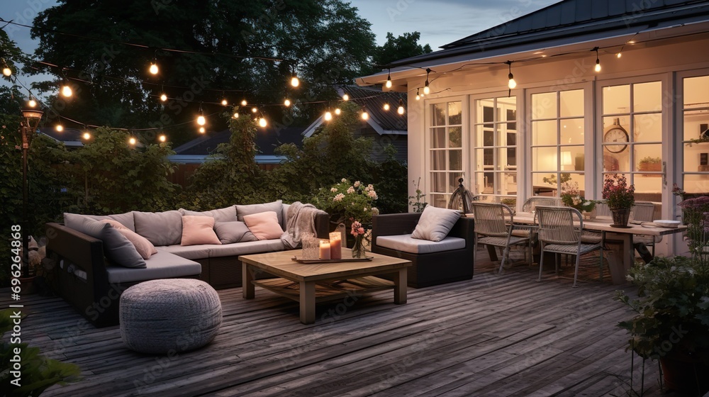 rooftop terrace interior