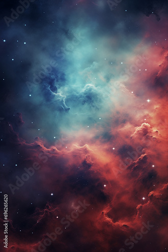 Beautiful deep space nebula