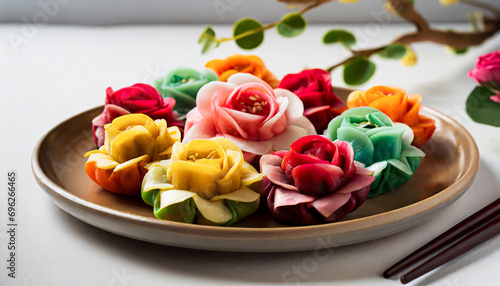 Rainbow Rose Blossoms in Every Bite: Chinese New Year's Dumplings Bloom with Flowers