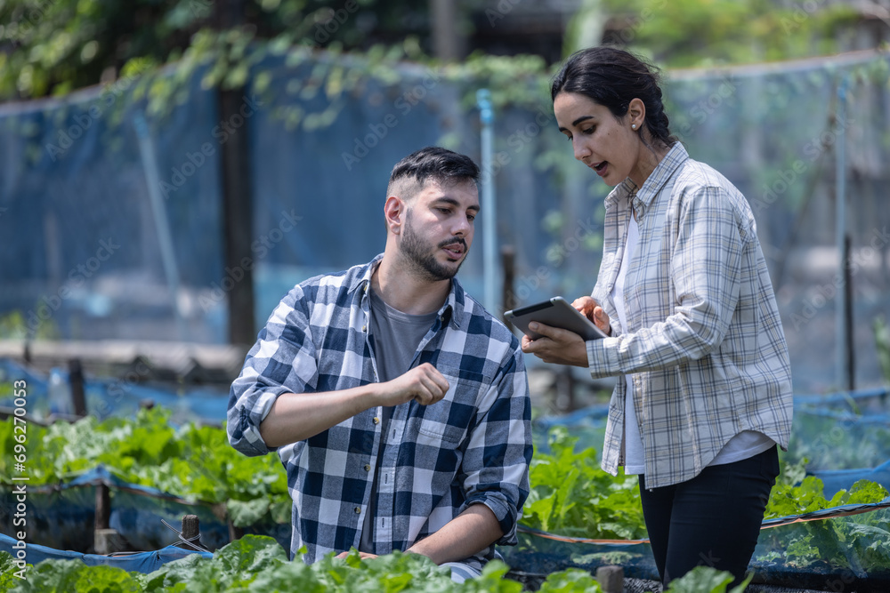 Farm owner assesses soil, crops for planting. Entrepreneur organizes daily plans and budgets. Farm owner assesses soil, crops for planting. Entrepreneur organizes daily plans and budgets.