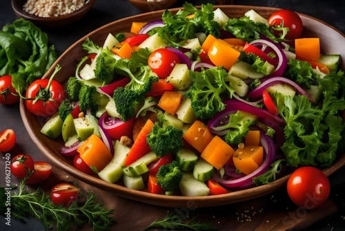 Lightweight and Delicious Vegetable  salad.