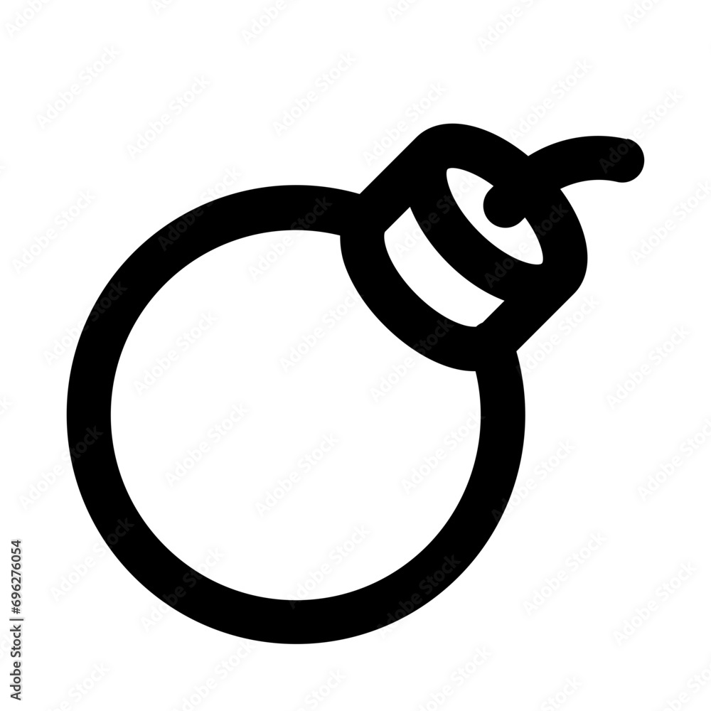 Bomb Line UI Icon Bomb Line UI Icon