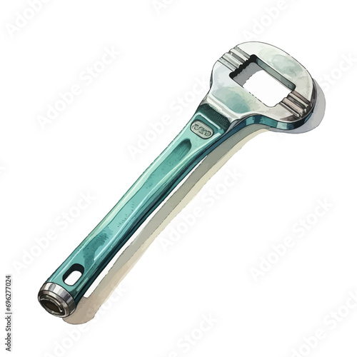 wrench, tool, spanner, isolated, adjustable, metal, steel, equipment, work, white, object, construction, repair, screw, chrome, adjustable wrench, mechanic, silver, industry, hardware, key, nobody, ir