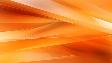 Orange colored abstract geometric background with lines, of vibrant yellow toned color gradients, angular abstraction, layered images, folded background