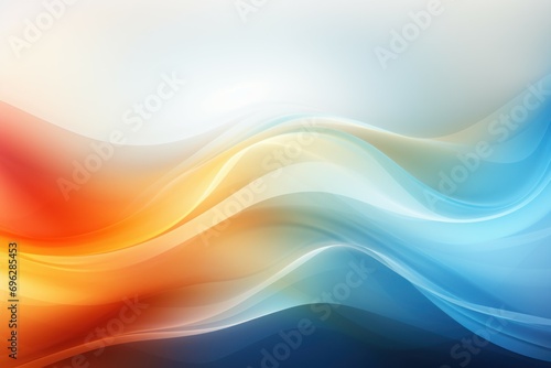 Ethereal Light abstract background. Modern design. Generate Ai