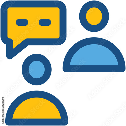 Communication Colored Vector Icon