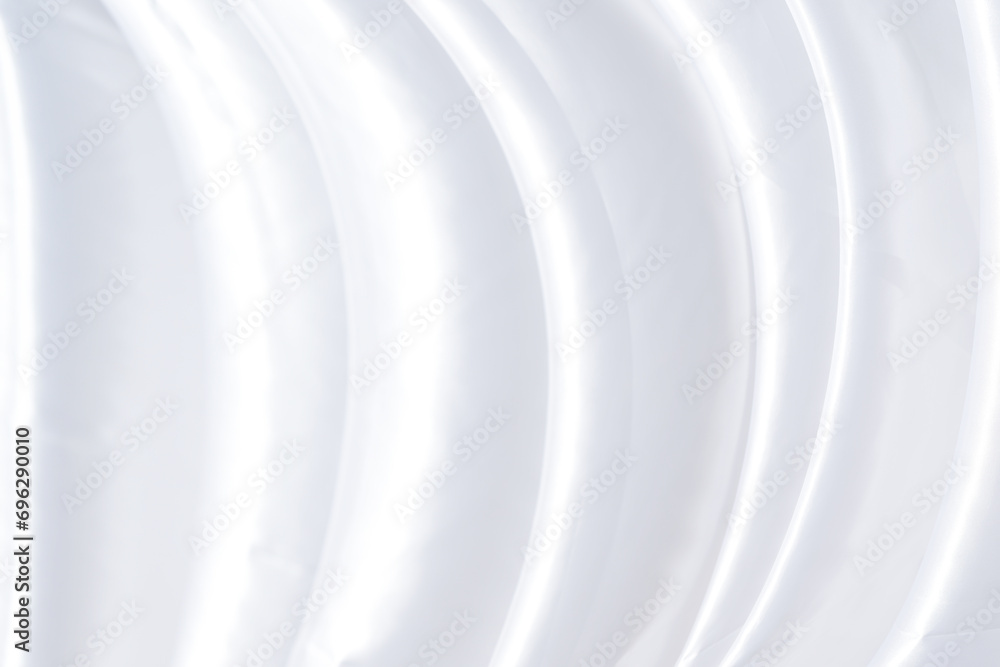 Obraz premium White cloth background abstract with soft waves.