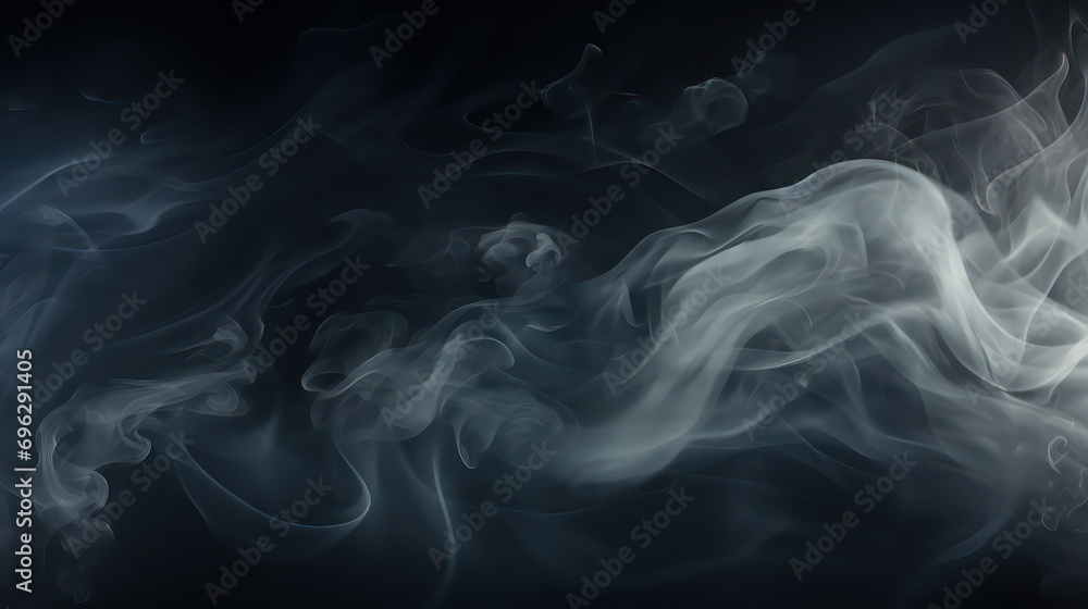 smoke on a black background smoke on a black background