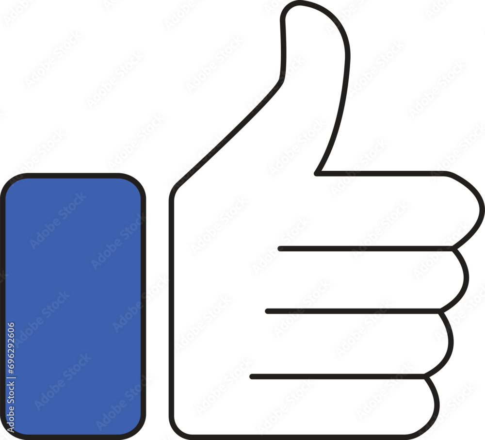 Thumb up and thumb down flat icon. Vector illustration
Thumb up and thumb down flat icon. Vector illustration