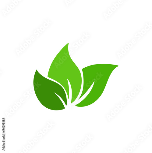 Green leaves vector