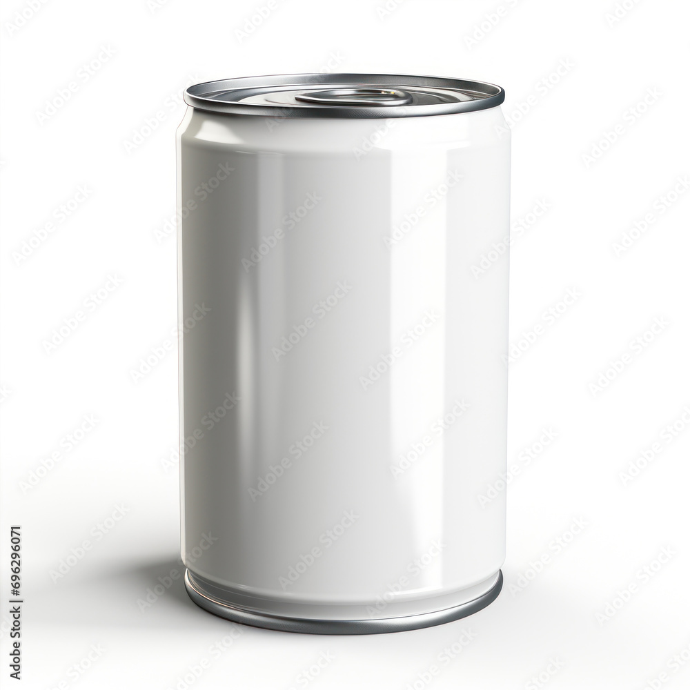 Aluminum can isolated on white background. Aluminum can isolated on white background.