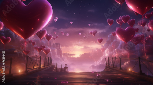 The Way of Love, Valentines Day Background photo