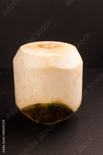 Coconut. Fresh Young Coconut Isolated . photo