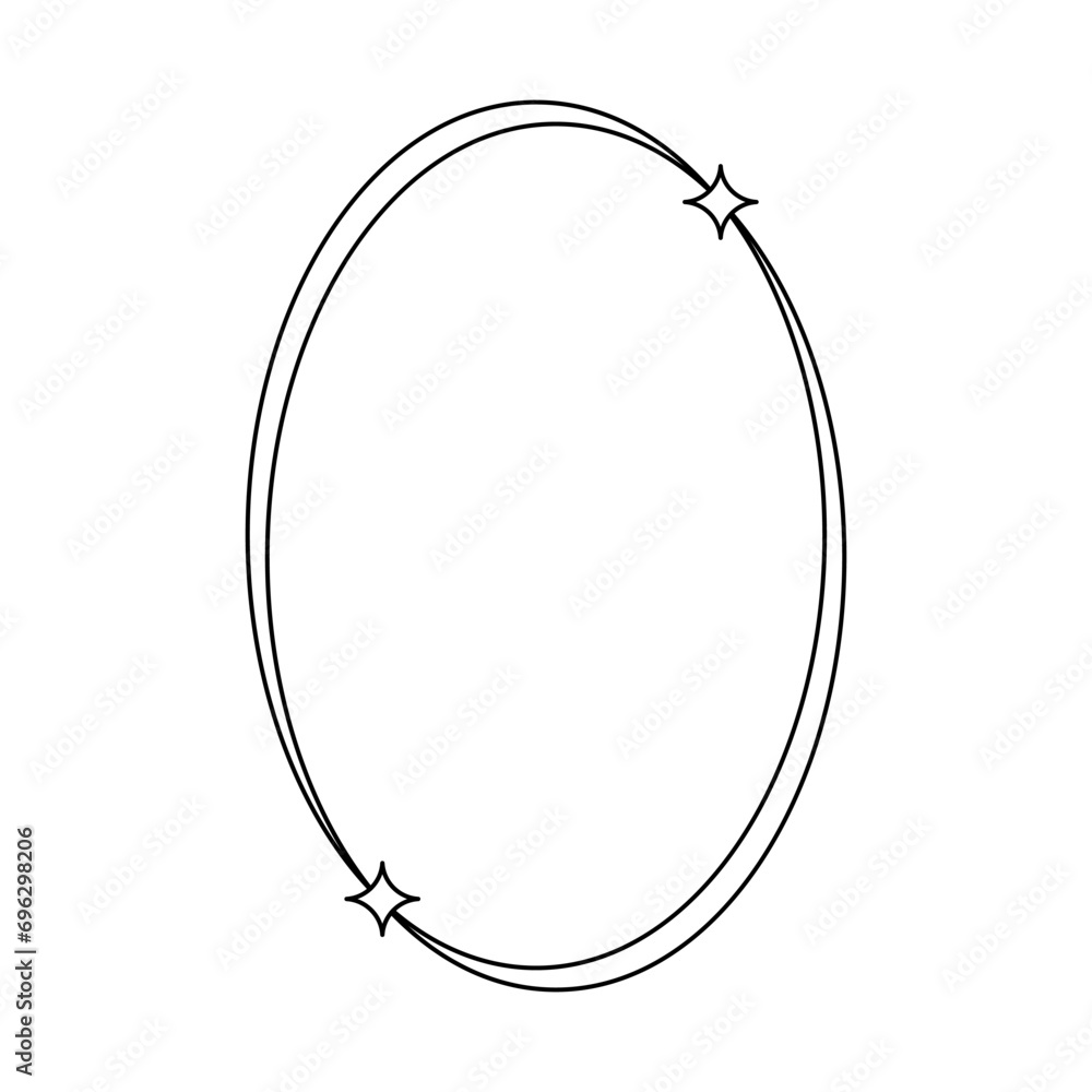 Trendy christmas winter linear frame with star. Modern minimalist aesthetic line element, geometric forms. Vector sparkle for social media or poster design, simple decorative boho style Trendy christmas winter linear frame with star. Modern minimalist aesthetic line element, geometric forms. Vector sparkle for social media or poster design, simple decorative boho style