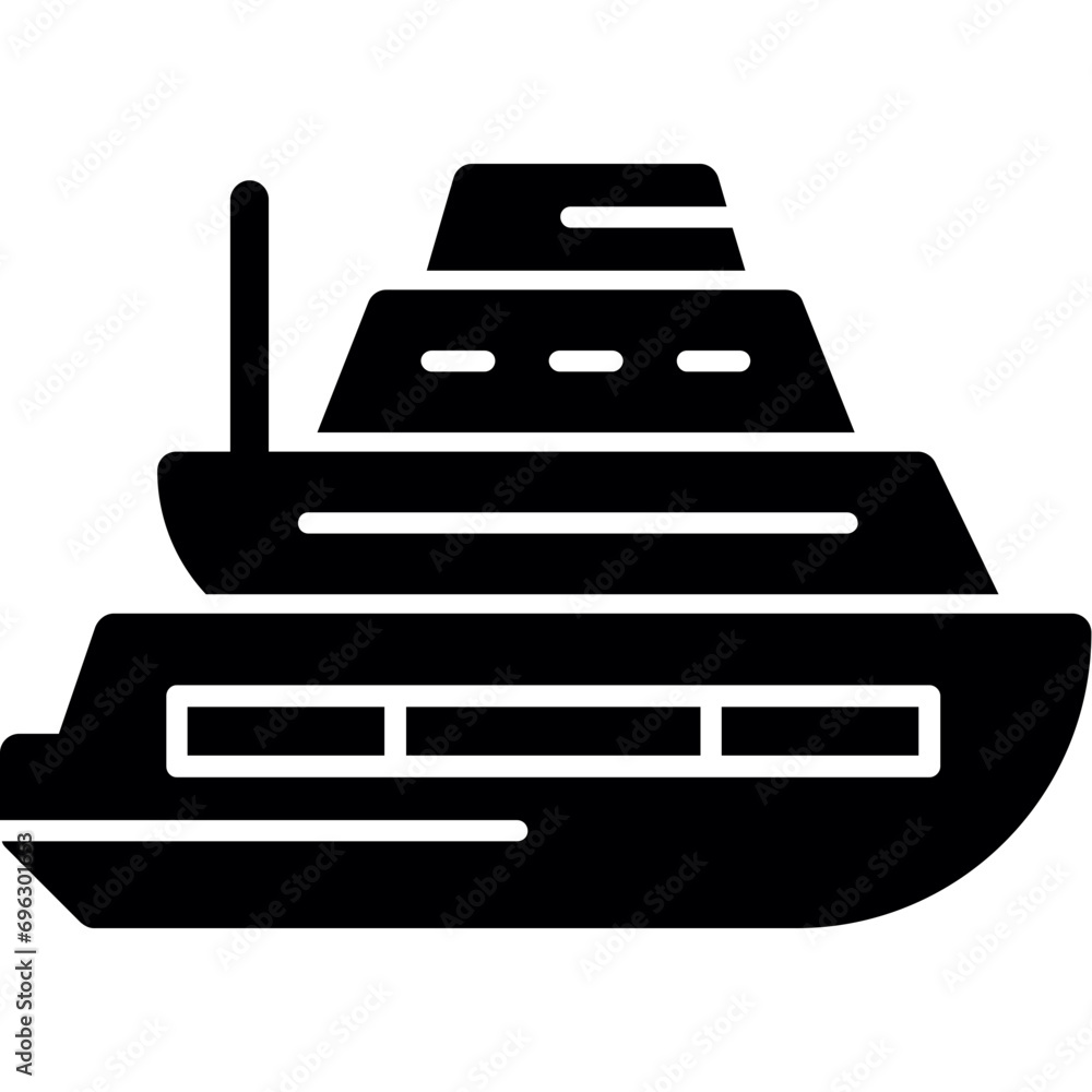 Cruise ship Icon Cruise ship Icon