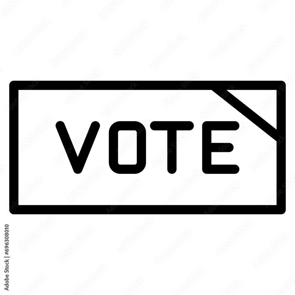 vote icon line vote icon line