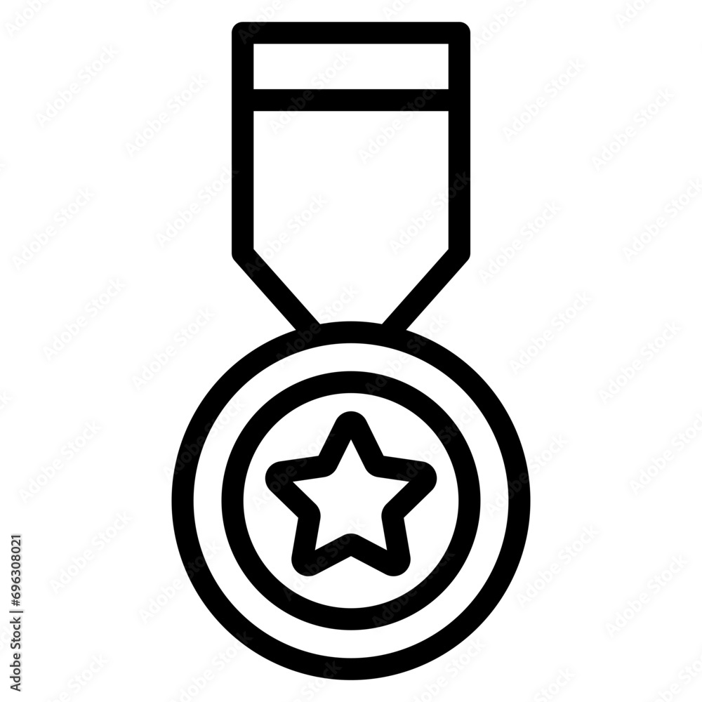 medal icon line medal icon line
